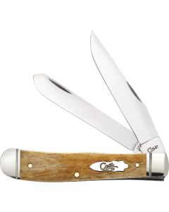 Case Trapper 3.27 In. Smooth Antique Bone Pocket Knife
