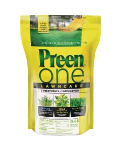 Preen One Lawn Care 9 Lb. Ready To Use Granules Weed Killer with Fertilizer