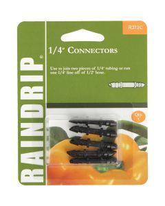 Raindrip 1/4 In. Tubing Barbed Connector Coupling (5-Pack)