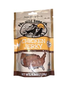The Wild Bone Company Chicken Jerky Dog Treat, 4.5 Oz.
