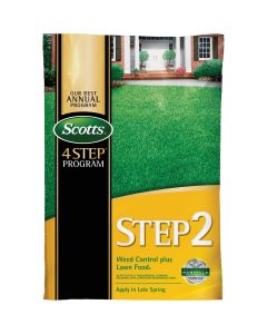 Scotts 4-Step Program Step 2 44.11 Lb. 15,000 Sq. Ft. 28-0-3 Lawn Fertilizer with Weed Killer