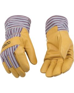 Kinco Otto Striped Men's XL Cotton-Blend Canvas Winter Work Glove