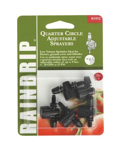Raindrip Quarter Circle Adjustable Sprayer (5-Pack)