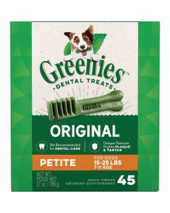 Greenies Petite Small Dog Original Flavor Dental Dog Treat (45-Pack)