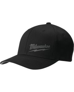 Milwaukee FlexFit Black Fitted Hat, S/M