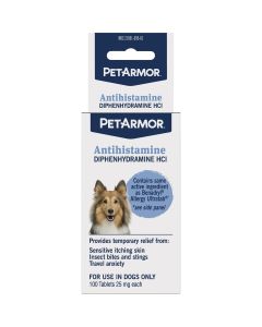 PetArmor Antihistamine Tablets for Dogs (100-Pack)