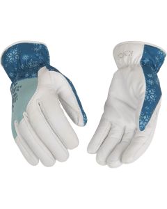 KincoPro Women's Medium Pearl Premium Grain Goatskin Winter Work Glove