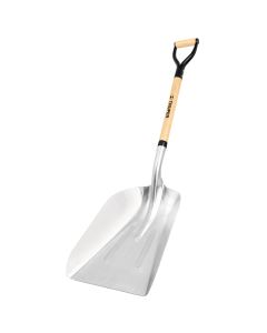 Truper Tru Pro #14 Steel 27 In. Wood D-Handle Aluminum Scoop Shovel