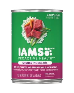 IAMS Proactive Health Beef Adult Wet Dog Food, 13 Oz.