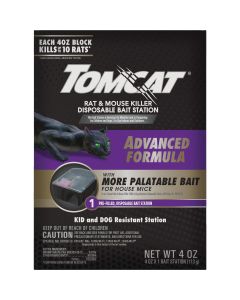 Tomcat Advanced Formula Disposable Rat and Mouse Bait Station