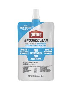 Ortho GroundClear Super 5 Oz. Concentrate Refill Weed & Grass Killer Pouch (2-Pack)