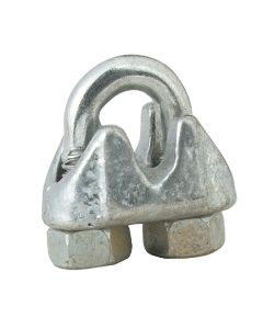 Campbell 1/8 In. Galvanized Iron Cable Clip