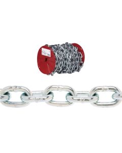 Campbell 3/16 In. 100 Ft. Zinc-Plated Low-Carbon Steel Coil Chain