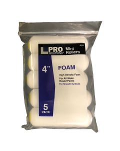 4" Pro Solutions 42453 Foam Mini-Roller Cover, 5-Pack