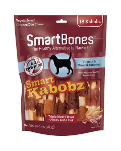 SmartBone Kabobz Chicken, Beef, & Pork Chew Bone (18-Pack)