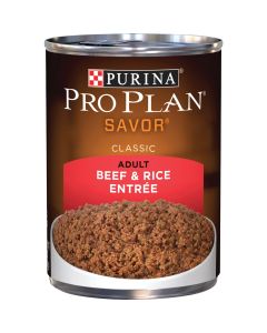Purina Pro Plan Savor Beef & Rice Adult Wet Dog Food, 13 Oz.
