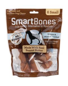 SmartBone Small Peanut Butter Chew Bone (6-Pack)