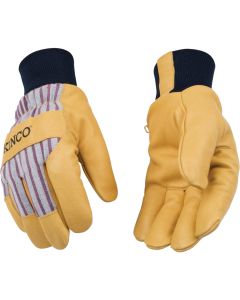Kinco Otto Striped Men's XL Cotton-Blend Canvas Fabric Winter Work Glove