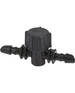 Raindrip 1/4 In. Double-Barbed In-Line Valve (10-Pack)