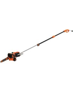 Black & Decker 10 In. 8A 2-in-1 Electric Pole Chainsaw