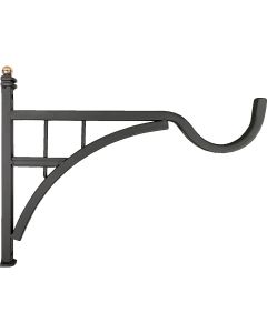 Panacea 12 In. Black Steel Modern Farmhouse Bracket