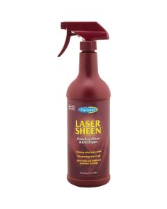 Farnam Laser Sheen 32 Oz. Trigger Spray Bottle Dazzling Shine & Detangler Mane Conditioner