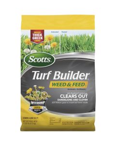 Scotts Turf Builder Weed & Feed 11.32 Lb. 4000 Sq. Ft. 28-0-3 Lawn Fertilizer with Weed Killer