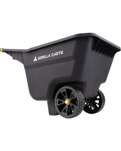 Gorilla Carts 5 Cu. Ft. Poly Yard Cart