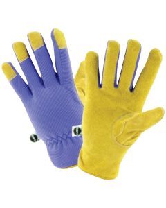 Miracle-Gro Women's Medium/Large Polyester Purple Garden Glove
