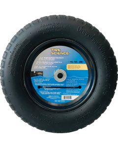 Tire Science 14.5 in. Air-Filled with Tire Sealant Wheelbarrow Wheel