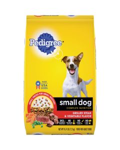 Pedigree Small Dog Complete Nutrition 15.9 Lb. Grilled Steak & Vegetable Adult Dry Dog Food