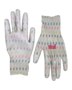 Mud Med/Large Geo Print Polyester Garden Gloves
