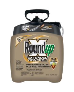 Roundup Extended Control Pump 'N Go 1.33 Gal. Ready-To-Use Wand Sprayer Weed & Grass Killer Plus Weed Preventer II