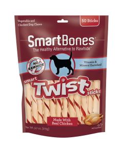 SmartBone Twist Sticks Chicken Dog Chew (50-Pack)