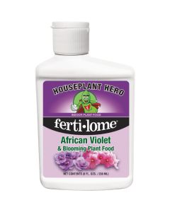 Ferti-lome Houseplant Hero 8 Oz. 8-10-8 Concentrated Liquid African Violet & Blooming Plant Food