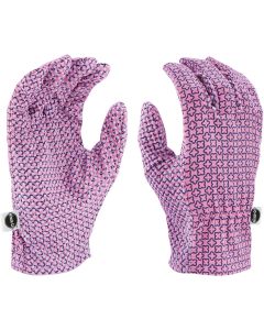 Miracle-Gro Women's Medium/Large Polyester & Cotton Pink Garden Glove