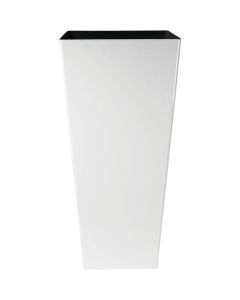 Myers Cascade 12 In. Glossy White Square Planter
