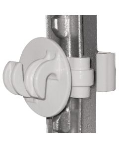 Dare Snap-On White Polyethylene T-Post Electric Fence Insulator (25-Pack)