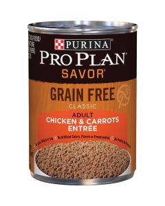 Purina Pro Plan Savor Chicken & Carrot Adult Grain Free Wet Dog Food, 13 Oz.
