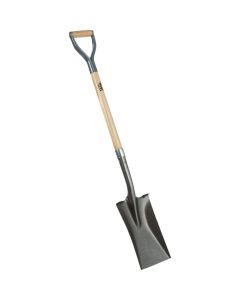 Do it Best 33 In. Wood D-Handle Square Point Garden Spade