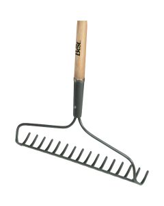 Do it Best 16.25 In. Steel Bow Garden Rake (16-Tine)