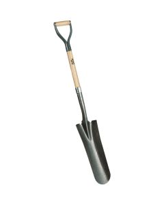Do it Best 29 In. Wood D-Handle Round Point Drain Spade