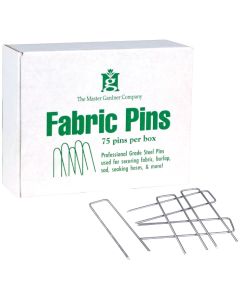 Master Gardner Steel 4.5 In. Landscape Fabric Pins (75-Pack)