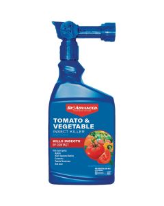 BioAdvanced 32 Oz. Ready To Spray Hose End Tomato & Vegetable Insect Killer