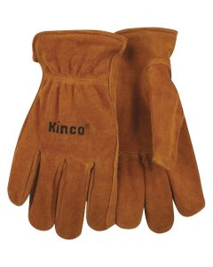 Kinco Men's Medium Golden Full Suede Cowhide Work Glove