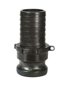 Apache 2 In. Part E Male Cam and Groove Polypropylene Adapter