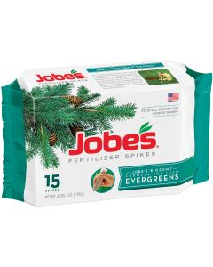 Jobe's Evergreen 13-3-4 Tree & Shrub Fertilizer Spikes (15-Pack)