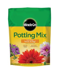 Miracle-Gro 8 Qt. 6-1/2 Lb. All Purpose Indoor & Outdoor Plants Potting Mix