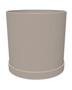 Bloem Mathers Collection 10 In. Pebble Stone Plastic Planter