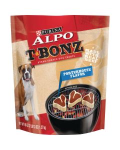 Purina Alpo T-Bonz Porterhouse Flavor Chewy Dog Treat, 45 Oz.